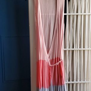 Sleeveless Lightweight Knit Dress, Tri-Colors